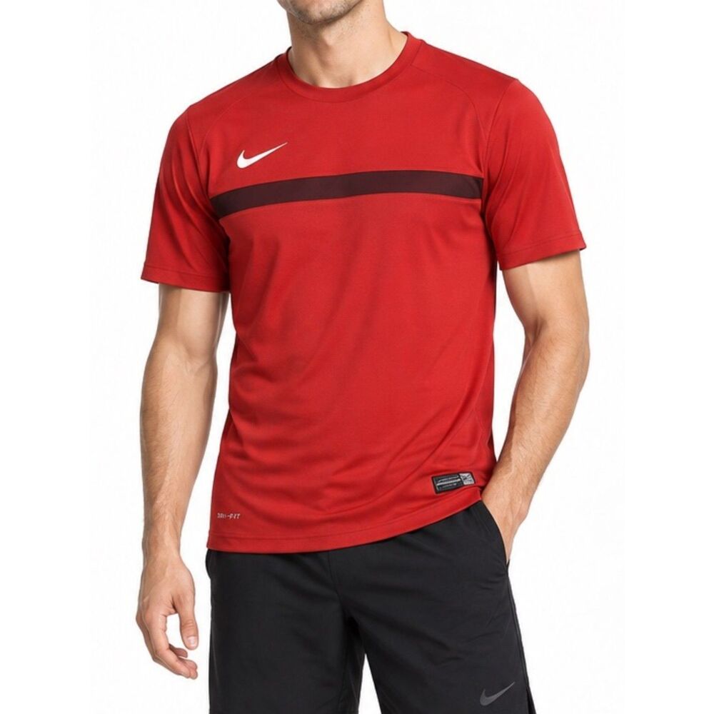 Nike Men’s Dri-FIT Red Athletic T-Shirt | Size Small